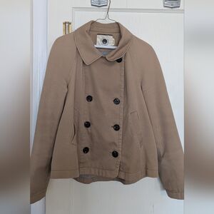 Anthropologie Daughters of the Liberation Colchester Cropped Trench Coat